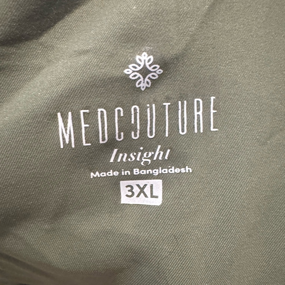 Med Couture Insight Forest Green Scrub Pants 3x